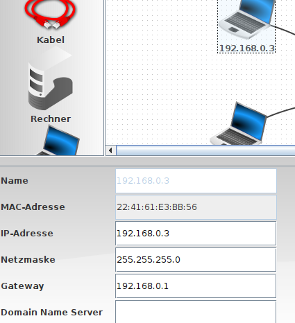 Schaubild: Gateways konfigurieren